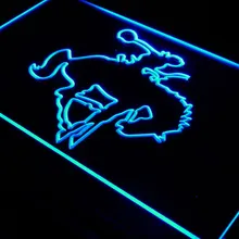 I710 западный ковбой лошади Родео бар светодиодный неоновый свет знак включения/выключения 20+ цвета 5 размеров