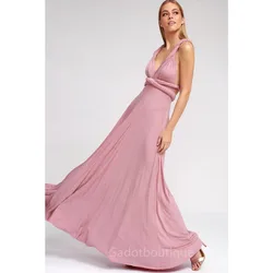 Sexy Women Multiway Wrap Convertible Boho Maxi Club Red Dress Bandage Long Dress Party Bridesmaids Robe Longue Femme