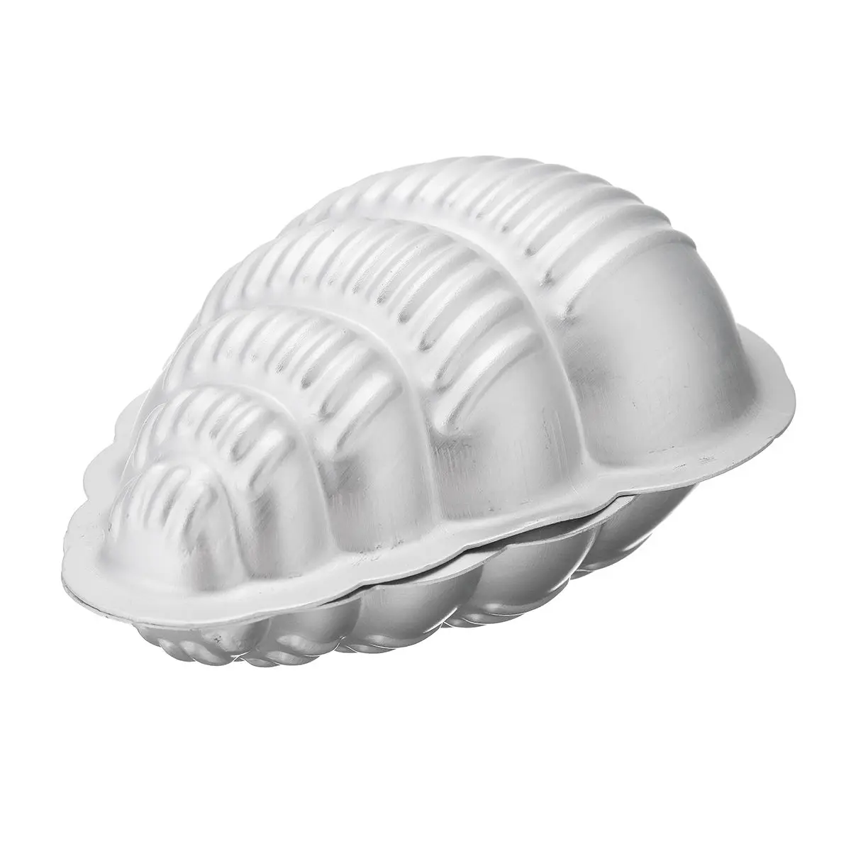 JX-LCLYL 2pcs 95*110mm Conch Shape Aluminum Bath Bomb Mold Mould DIY Homemade Crafting