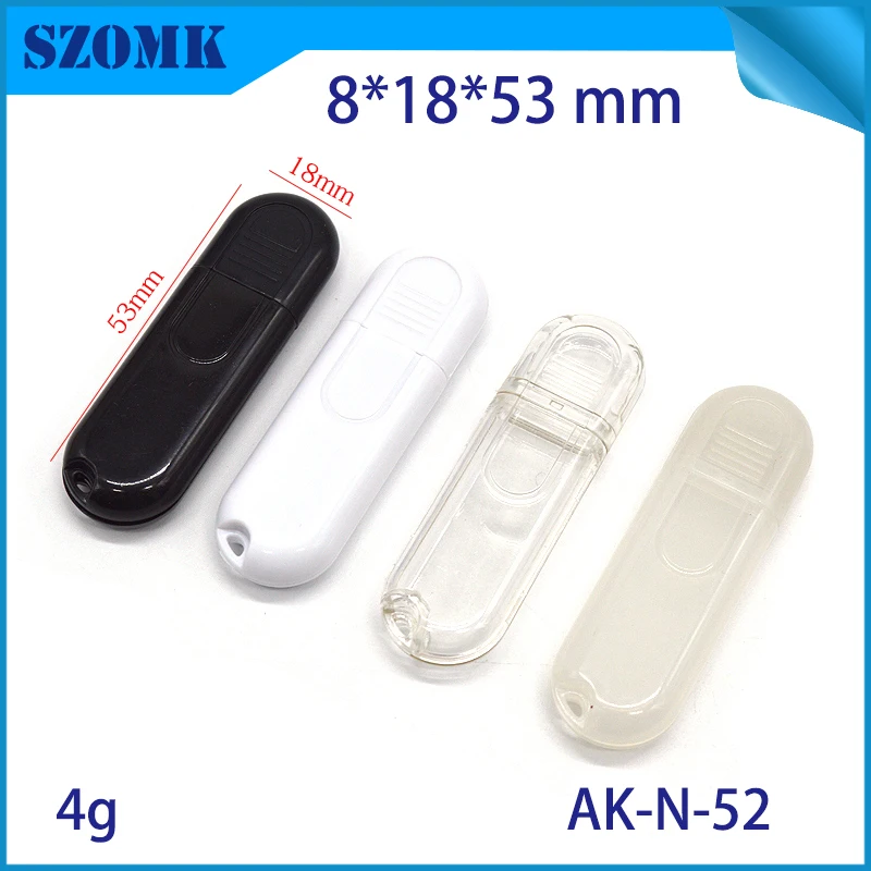 szomk plastic box for electronic usb control box diy small usb stick enclosure project box plastic housing usb stick flash drive instrument case (1)