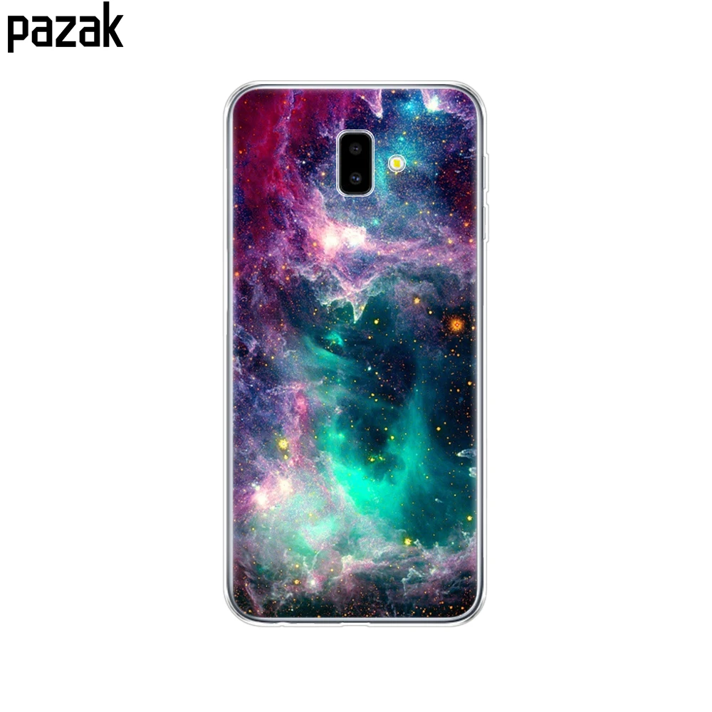 Для samsung J6 J6+ чехол coque мягкий чехол из термополиуретана и силикона для samsung Galaxy J6Plus J 6 Plus J610 J610F Capas противоударный - Цвет: 52395