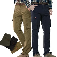 Толстые военные уличные мужские брюки с несколькими карманами свободные охотничьи брюки для мужчин CQB треккинговые походные брюки мужские брюки-карго комбинезоны