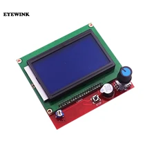 1 комплект 3D Printer12864 lcd scree смарт-запчасти RAMPS 1,4 контроллер панель управления ЖК-дисплей 12864 монитор материнская плата синий экран