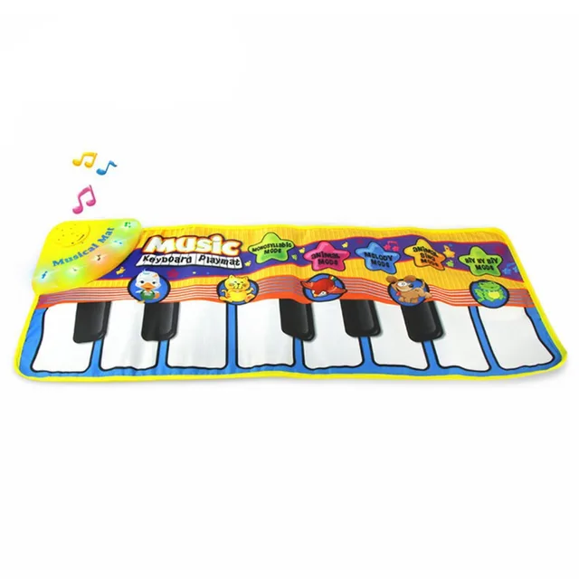Multifunctional Kids Informative Educational Musical Toys Innovative Musical Kid Piano Play Mat with Lovely Animal Pattern