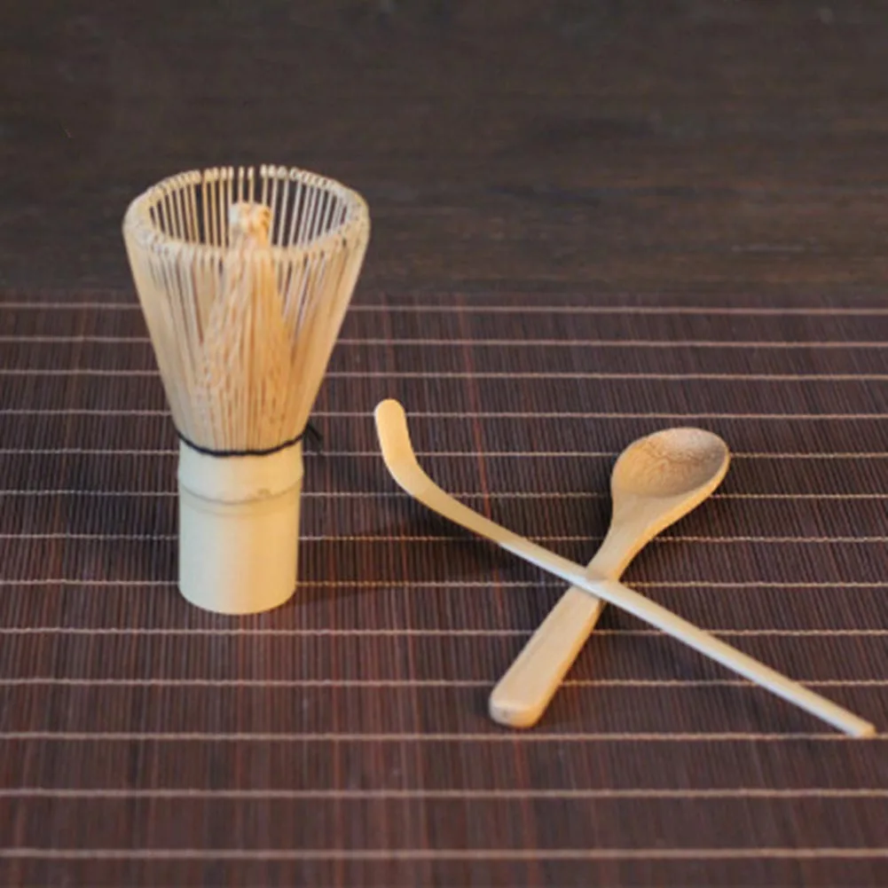 

3pcs/1set Japanese Style Tea Set Green Tea Whisk Set Whisk Scoop Tea Spoon Tools