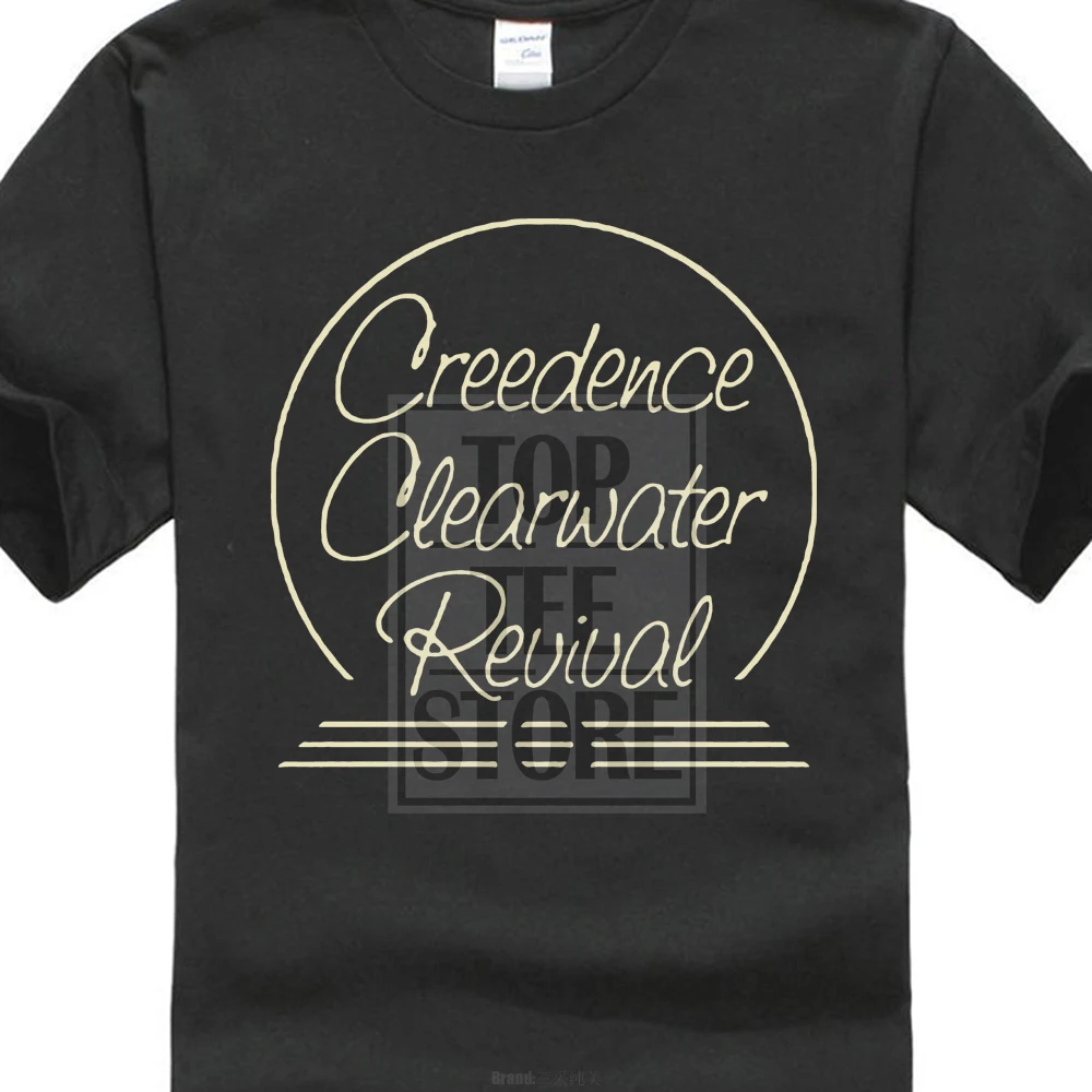 

Ccr Creedence Clearwater Revival Rock Legend Men'S Black T Shirt Size S To 3Xl