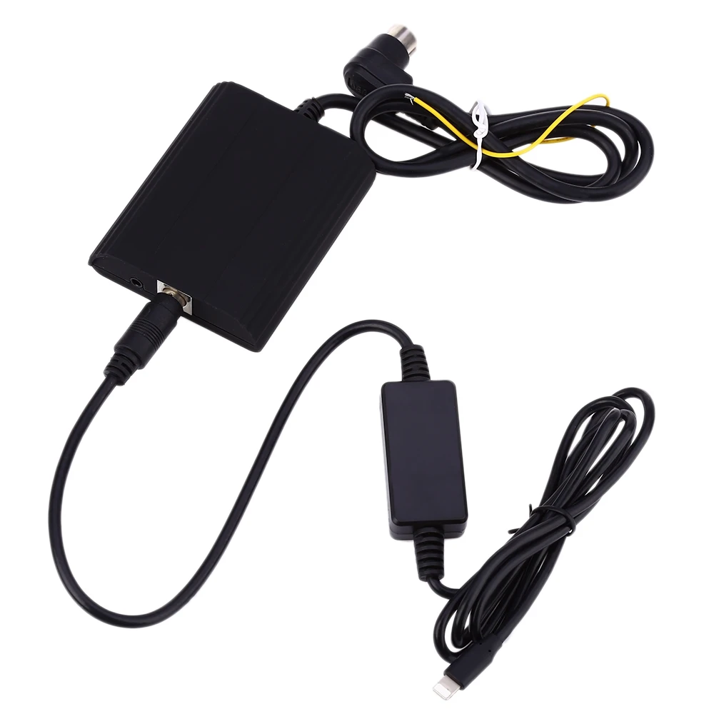 Car Stereo CD Adapter 8 Pin 3.5mm AUX Cable IOS Audio Interface