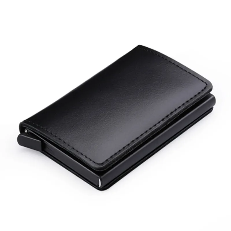 

BISI GORO 2019 Wallet Aluminum ID Cash Card Holder RFID Blocking Wallet Credit Card Protector Case Pocket Purse