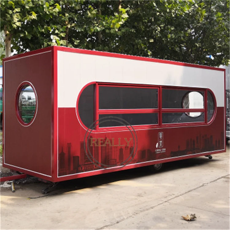 ^*Best Offers 4.6m Container shape food trailer snack drinks street vending shop ^*Best Offers 4.6m Container shape food trailer snack drinks street vending shop