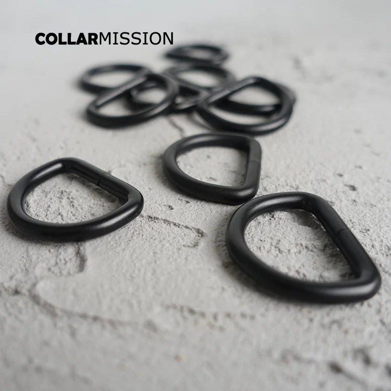 

10pcs/lot wholesale metal D ring buckle for 20mm webbing strap bag backpack accessory diy dog collar parts connect buckle DK20H