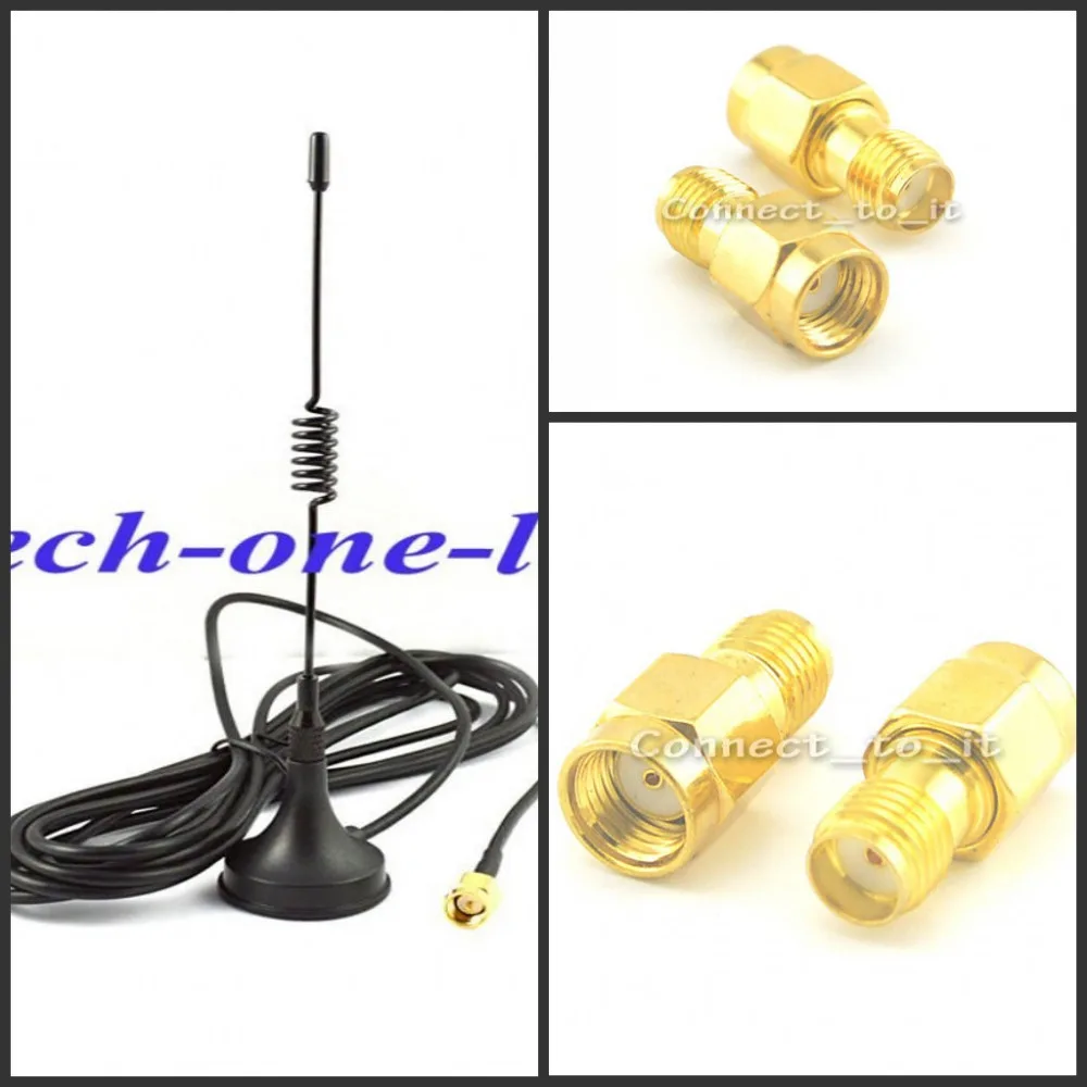 GSM Antenna 433Mhz 5dbi SMA Plug Connector Straight + RP SMA Male Plug