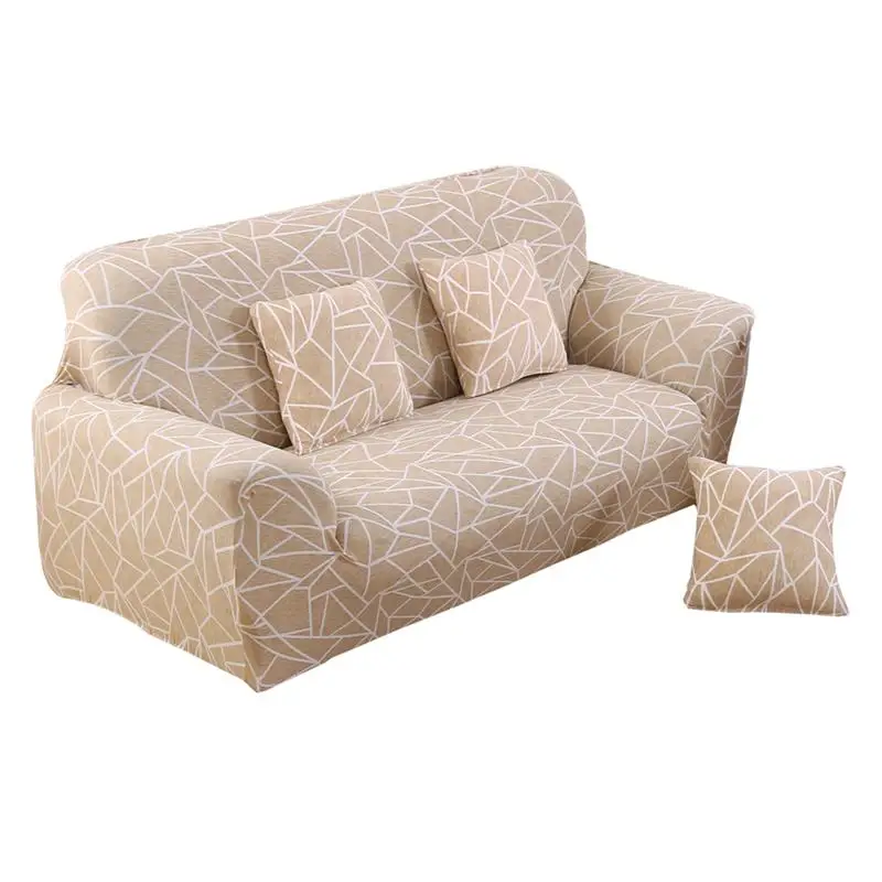 

High Elasticity Fabric Couch Covers Sofa Cover Triple Seat Slipcover with Pillowcase (Free Space)