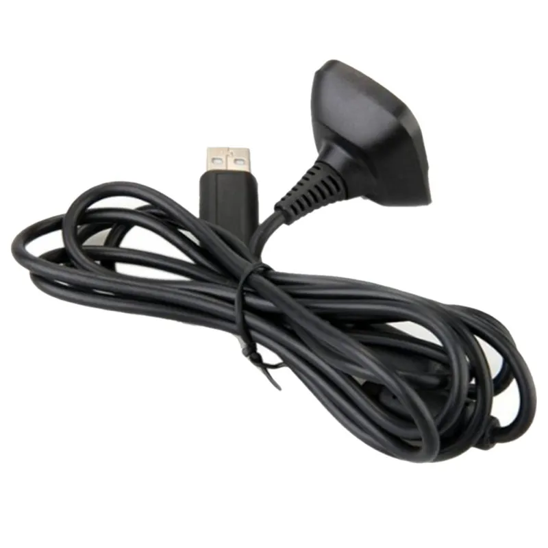 2 in 1 USB Charger Cable Cord Cables For Microsoft Xbox 360 Charging USB Wired for XBOX360