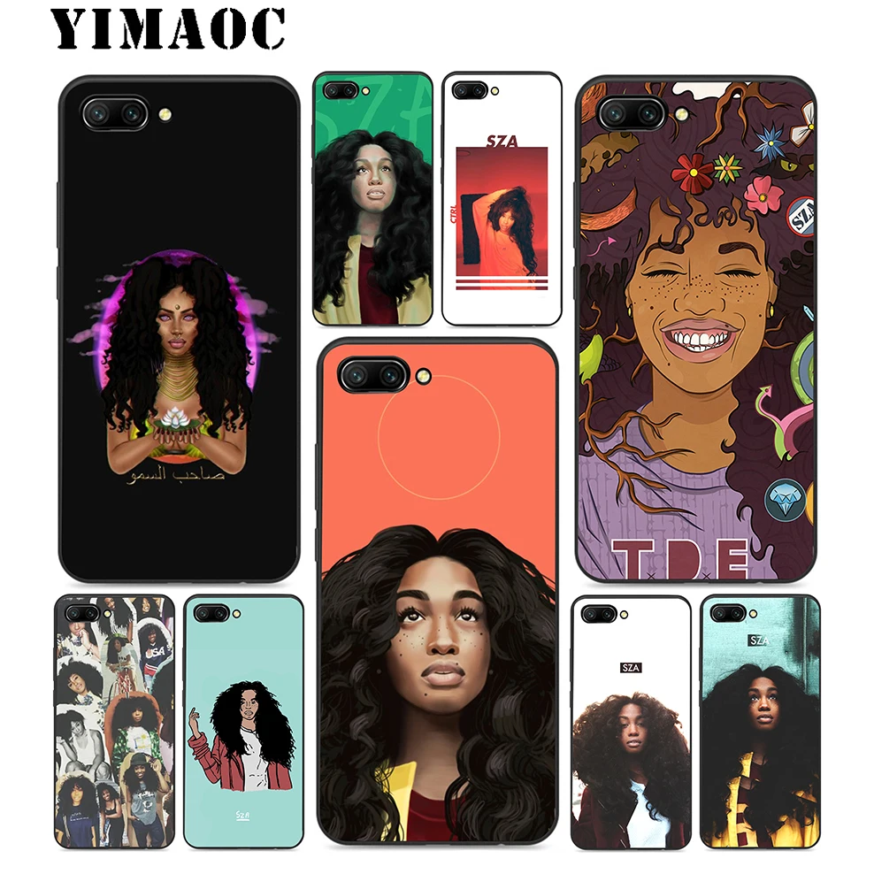 YIMAOC SZA Singer Soft Silicone Case For Huawei Honor Mate 10 P20 P10 P9 P8 P Smart Y6 6A 7A 7X 7C Lite Pro 2017 2018 |
