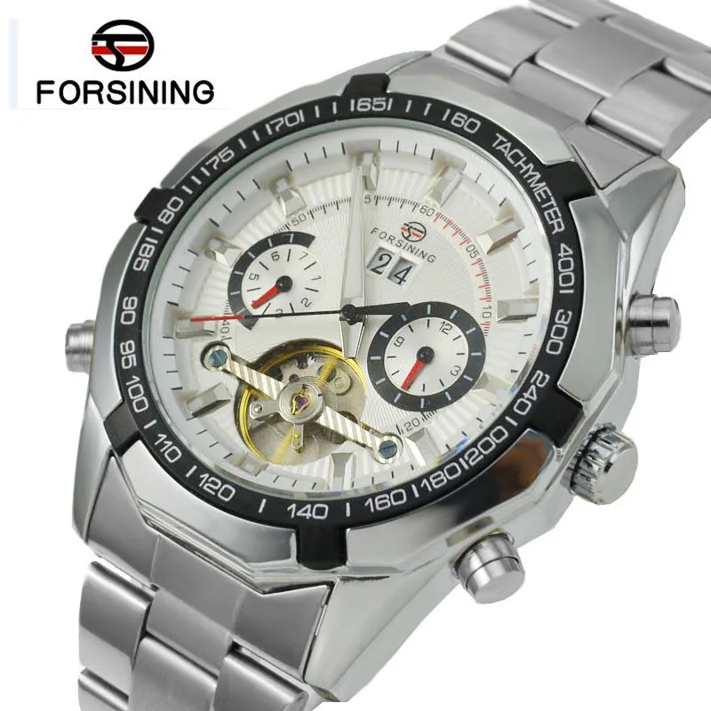 

FORSINING Men Watches Tourbillon Clock Men Automatic Watch Skeleton Military Watch Mechanical Relogio Male Erkek Saat