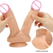Double Ended Ultra Realistic Dildo-Dual Sided-Headed Penetration Dong For Woman or Couple Masturbation