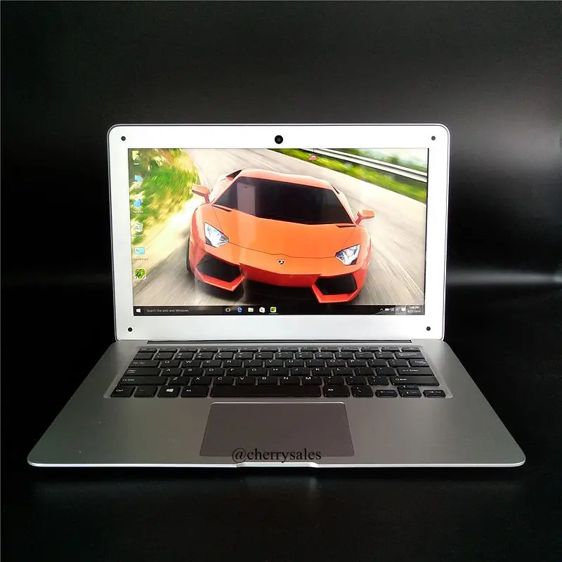 1920X1080 HD 13.3 inch Windows10 ultrathin Quad Core Fast Running Netbook laptop computer with bottom metal case notebook
