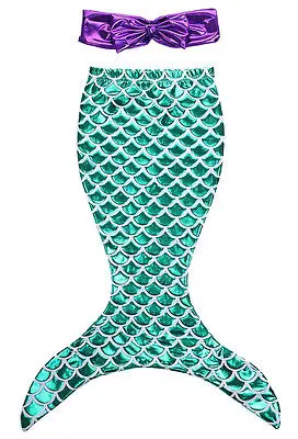 Girls Summer Dress Children Baby Girls Mermaid Tail Bikini Suit Swim Costume