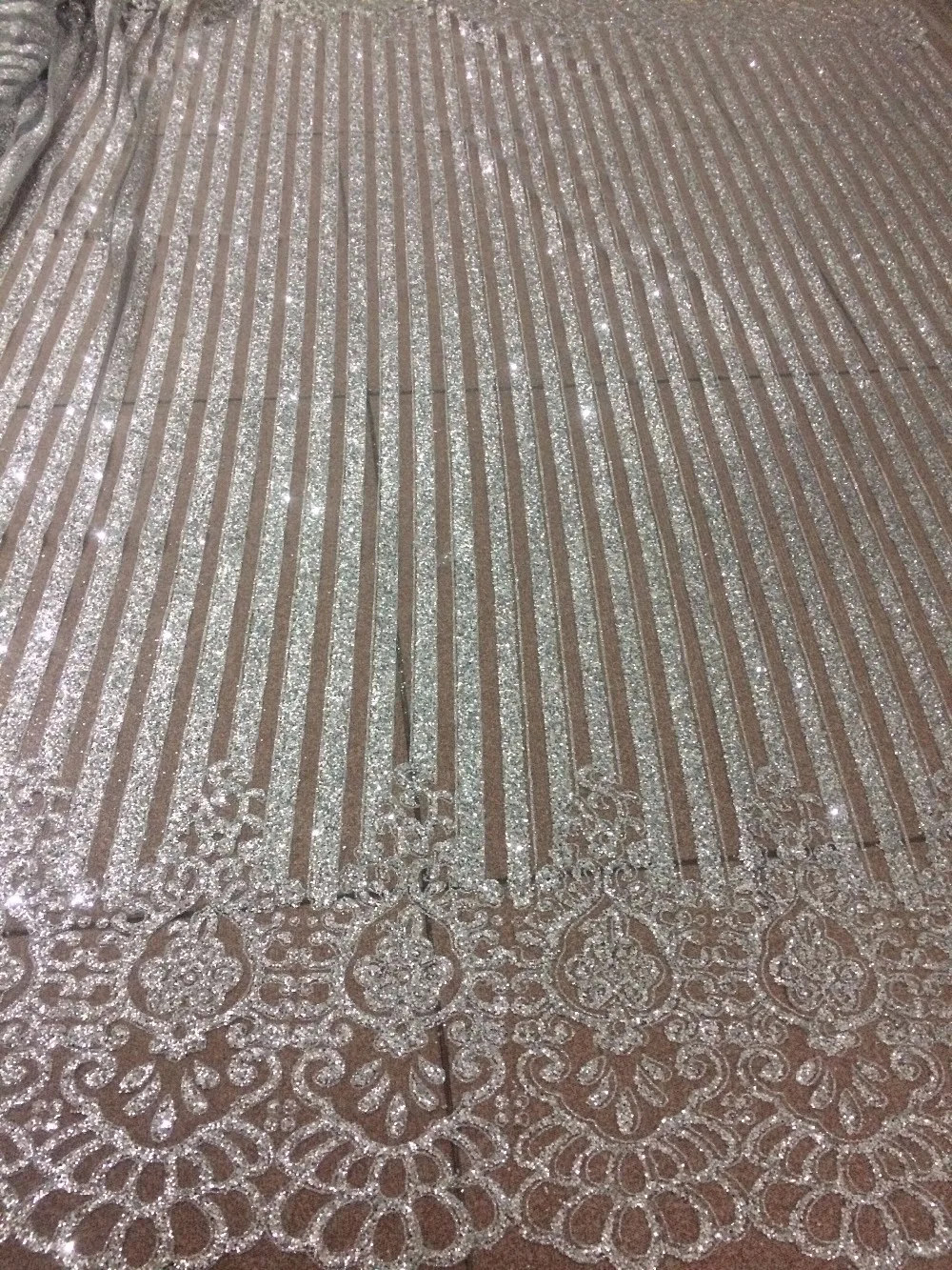 

SYJ-492 with glitter African tulle mesh lace fabric best quality nigerian embroidery net lace fabric