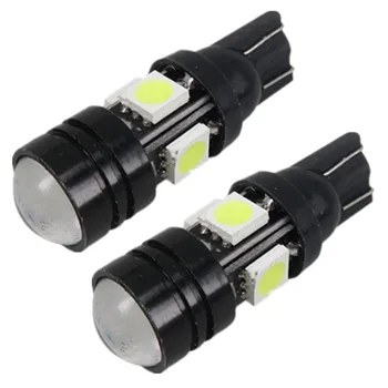 

WLJH 2x High Power Ice Blue 168 W5W T10 Led with Projector Lens Car Styling Light Source Parking Led for Ford Focus For Cruze