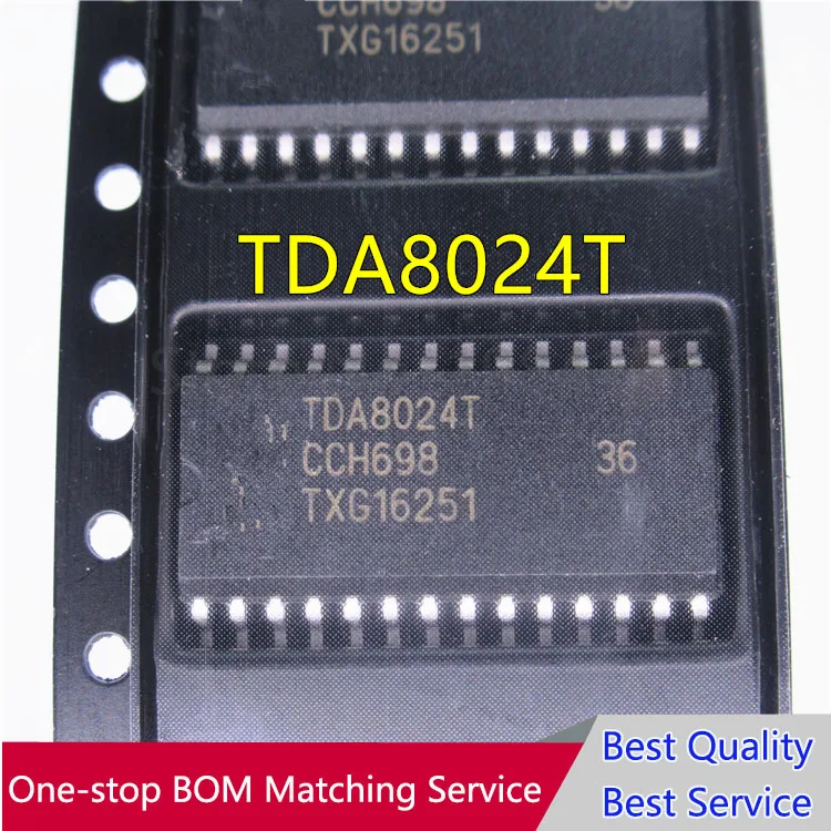 5 шт. TDA8024 TDA8024T SOP-28 | Электронные компоненты и принадлежности