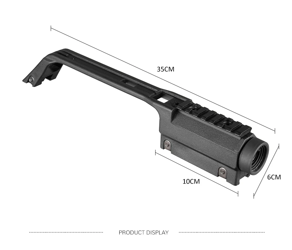 Тактический прицел для винтовки 3,5X20 G36 длинный прицел для MP5 металлический прицел Вивер рельсовый прицел крепление база ручка для охоты