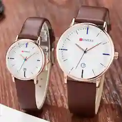 Пара часов для мужчин для женщин Уникальный наручные часы Простой дизайн Lover Творческий Часы Спорт Мужские кварцевые часы День святого