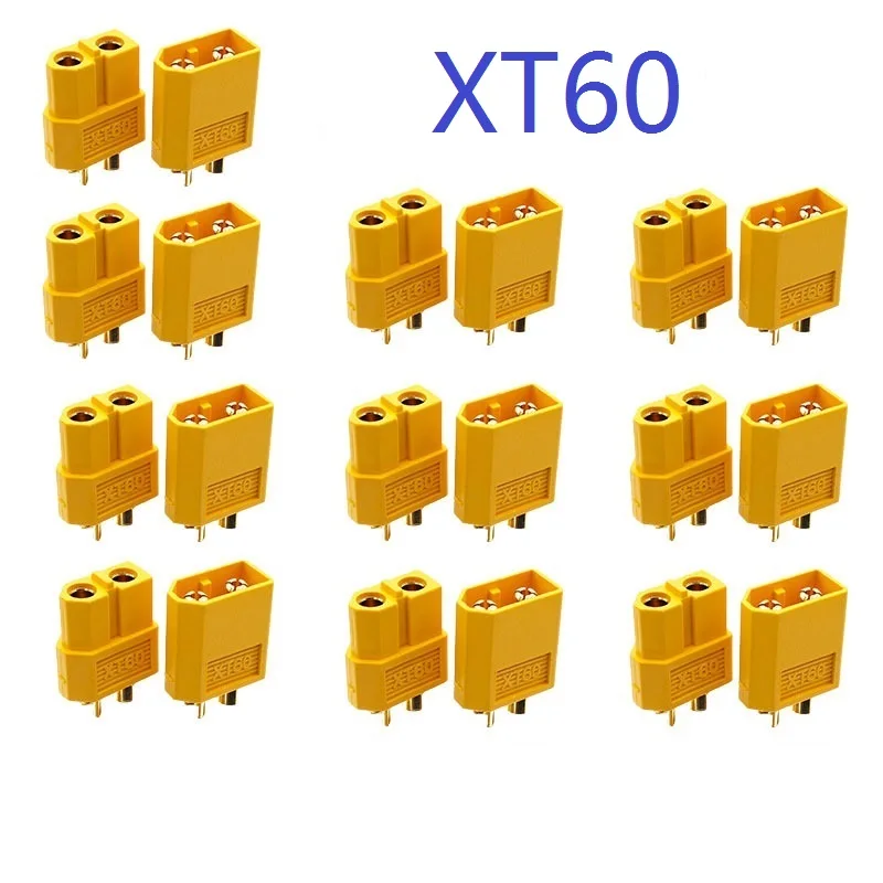 

XT60 XT-60 Male Female Interface Bullet Connector Plugs For RC Car Lipo Battery Charger Drone Airplane Helicopter RC Transmitter
