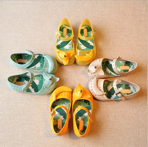 

Mini Sed Shoes 2017 Summer Cartoon Banana Girls Sandals Cute Sandals for Children Shoes For Girl shoes Kids sandals sed shoes