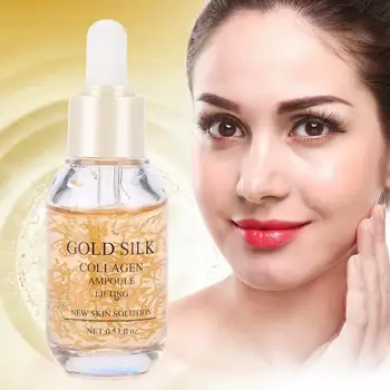 

Face Skin Care Collagen Gold Silk Hyaluronic Acid Snail Secretion Antiaging Moisturizing Facial Skin Essence