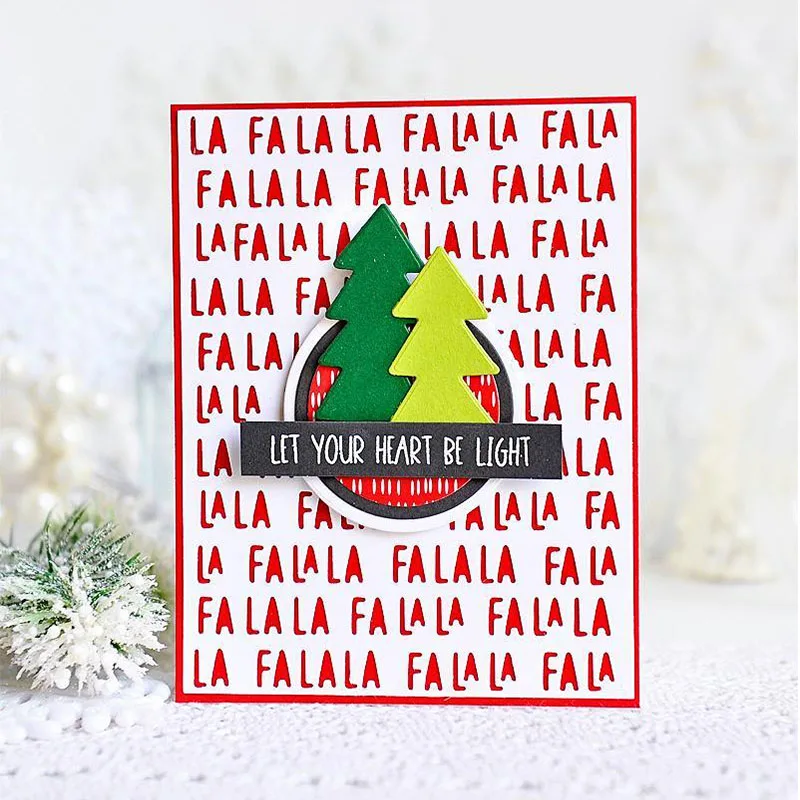 1 FOGLIO DI CARTA FA-LA-LA-LA-LA-LA Dear Mr Claus CARTONAGGIO SCRAPBOOKING 3...