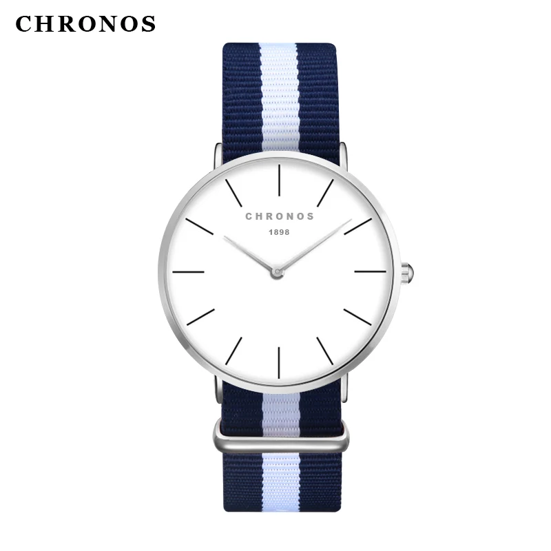Часы CHRONOS мужские Модные часы унисекс кварцевые наручные цвета розового золота