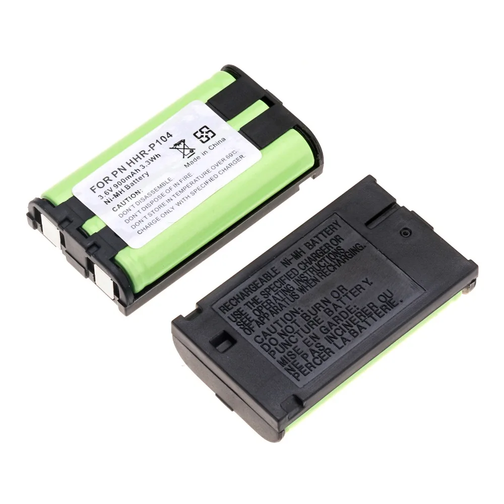 1 шт 900mAh 3,6 V Домашний телефон аккумуляторная батарея для Panasonic HHR-P104 3,6 V Ni-MH 3.3Wh батарея