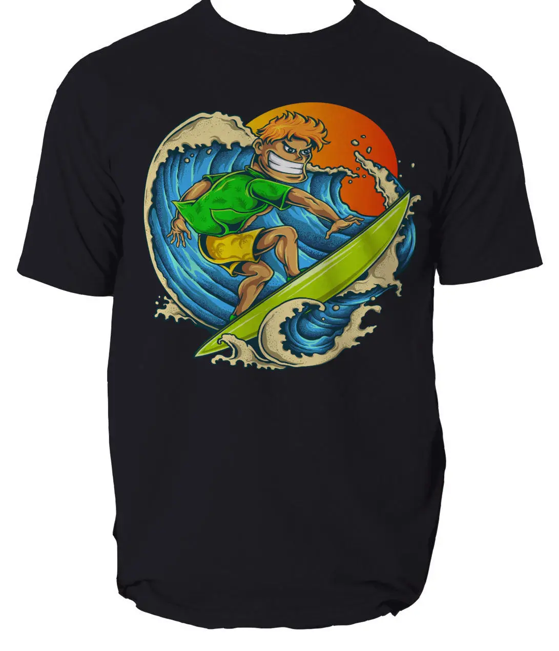 PRO SURFER T shirt SURFINGer SURFer SEA BEACH mens t shirt tee Short Sleeve Men T shirt Tops