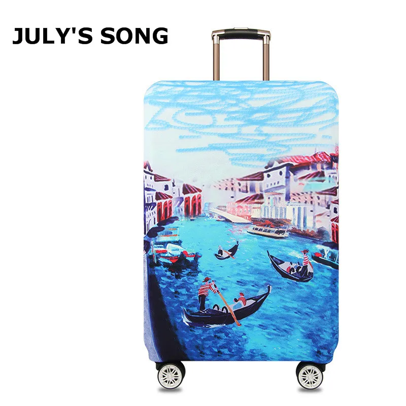 Starry night Design Luggage Protective Covers Travel Suitcase Cover Elastic Dust Cases For 18 to 32 Inches Travel Accessories Starry night Design Luggage Protective Covers Travel Suitcase Cover Elastic Dust Cases For 18 to 32 Inches Travel Accessories
