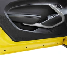 QHCP Автомобильная дверь анти-удар стикер углеродного волокна анти-Грязная дверь стикер для Шевроле Camaro