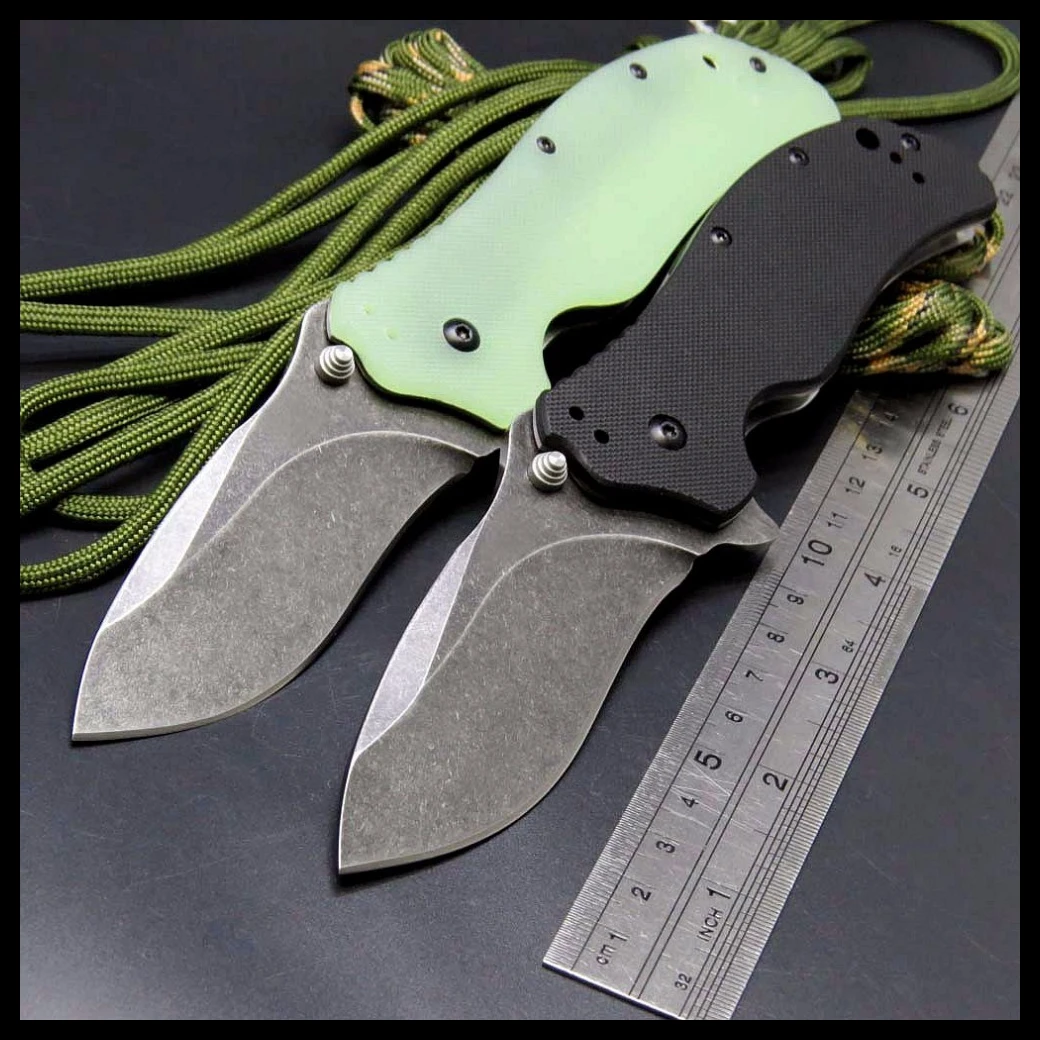 

BJL Folding Knife Bearing Pocket Knife G10 Handle Bearing Tactical Knife Camping Hunting Outdoor EDC Tool Knives 0350BW