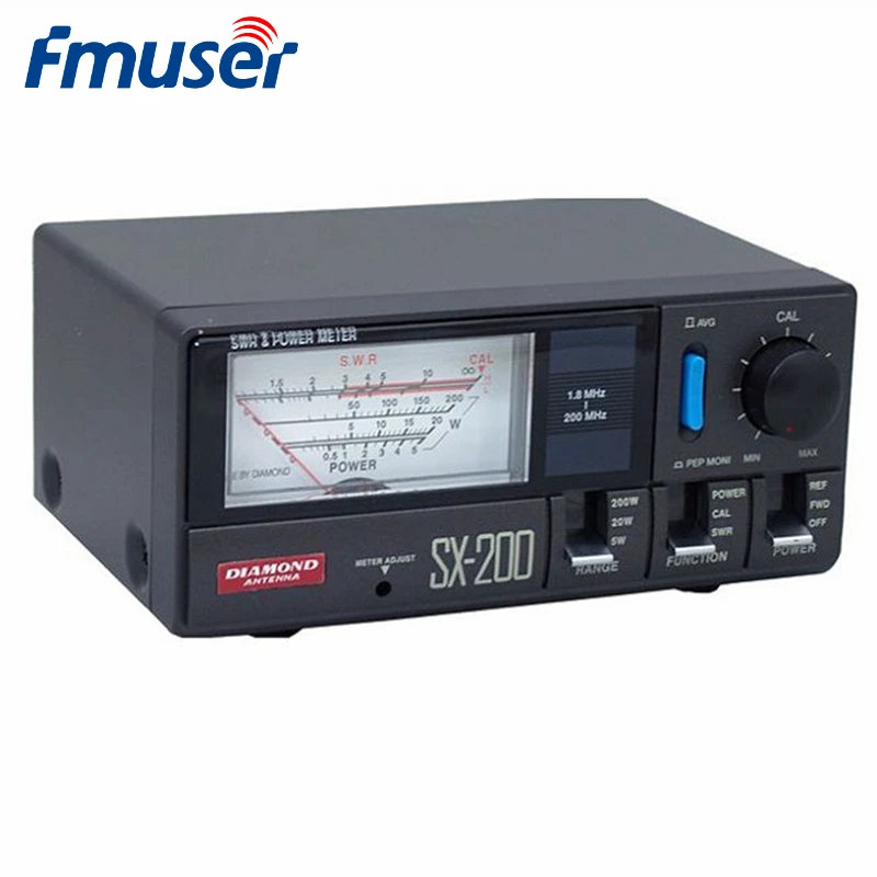 

FMUSER SX-200 200W Power Meter Original Japan Diamond SWR Power Meter Electornic Meter 140-525MHz