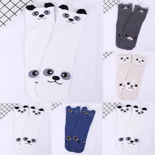 Женские хлопковые носки милые подарочные носки с рисунками животных кошек забавные носки Необычные crazy sox L311