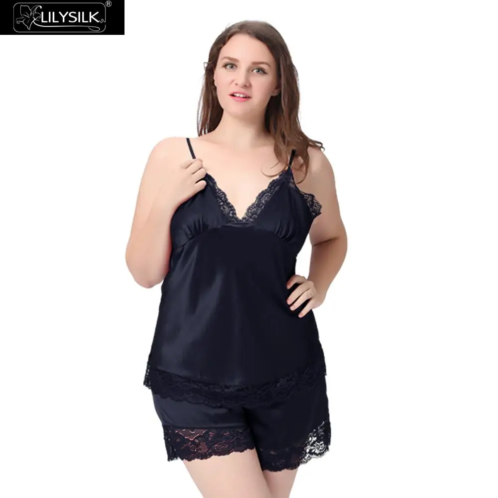 Navy silk camisole plus size Plus Size Slips & Camisoles for Women Woman Within Backless