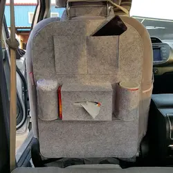 Войлок авто заднее сиденье аккуратное хранение сумка мульти-карманный мешок Органайзер держатель аксессуар для автомобиля