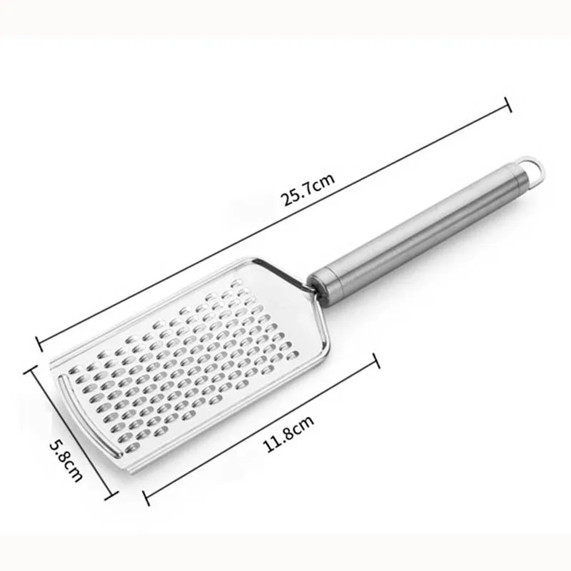 Для лимона сыра Терка Многоцелевой нержавеющей стали Острый скребок для решетки измельчитель имбиря ручной, для овощей картофеля измельченный инструмент для фруктов