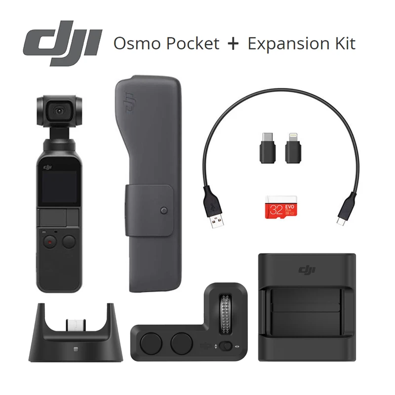 

DJI Osmo Pocket 3-axis stabilized Portable handheld camera 4K 60fps Video Intelligent Shooting Mechanical Stabilization