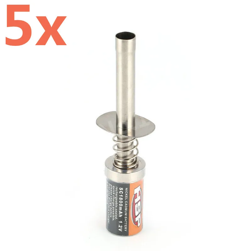 

5Pcs HSP RC 80101 1800mAh EU Rechargeable Glow Plug Igniter Ignition RC R/C Nitro Buggy truck Car Nitro Power Tools Engine Parts