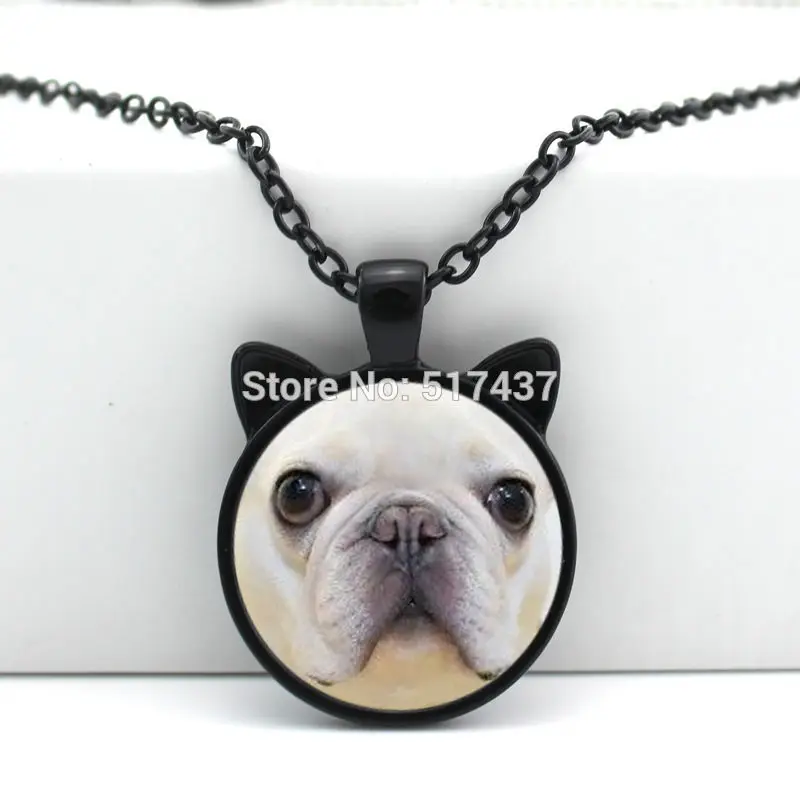2017 New hot New French Bulldog Pendant Dog Face Necklace Dog Jewelry