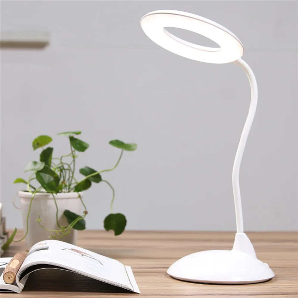 Image IMINOVO Desk Lamp Night USB Interface LED Touch Rechargeable 3W Eye Protection For Reading Study Table Lamp