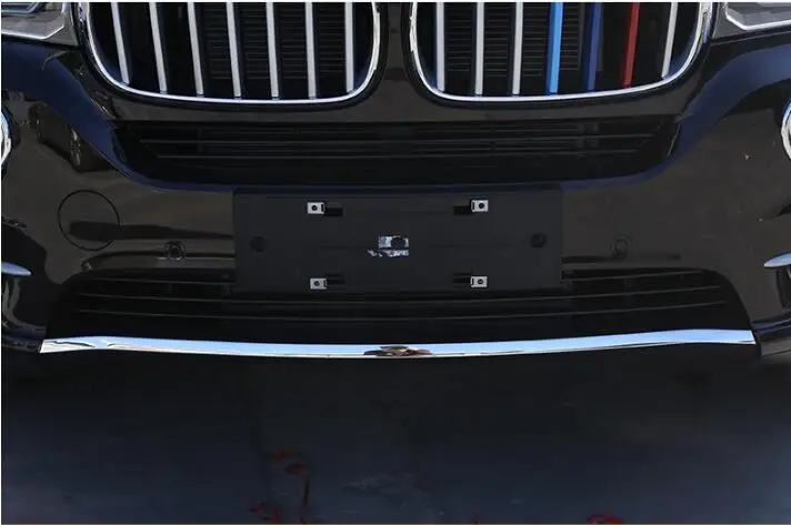 

NEW ABS Chrome Rear Bumper Protector Guard Lid Fog Cover Molding Cover Trim For BMW X5 F15 2014 2015 2016 2017 2018