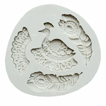 

Peacock 3D Shaped Silicone Fondant Mould Cake Decorating Baking Tools Kitchen Accessories SQ15278