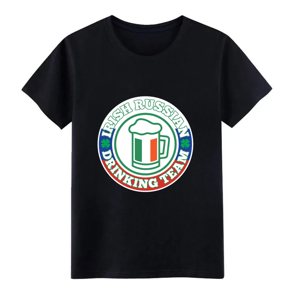 Футболка с надписью I rish Russia d rinking team st patricks day clover дизайнерская хлопковая футболка