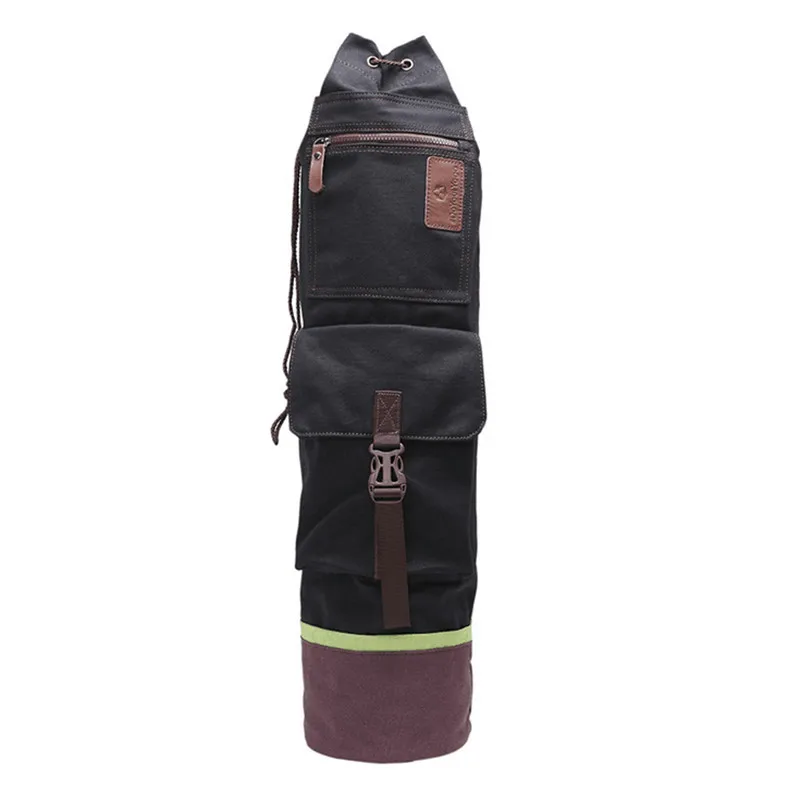  Canvas Yoga Bag Sports Bags Pilates Bag Portable Shoulderbag Men Women Fitness Backpack Sports Gym 